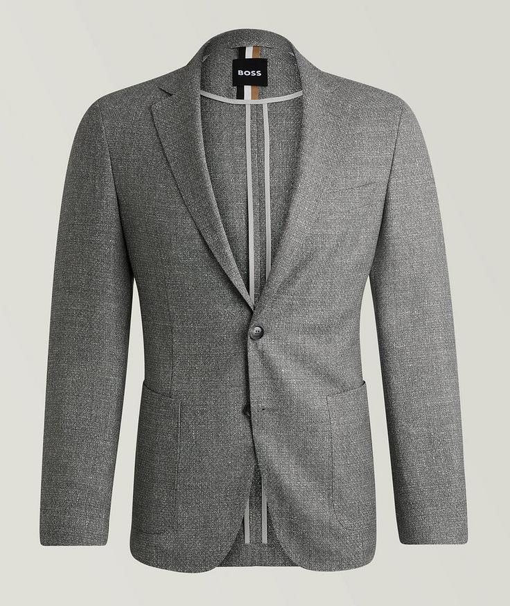 BOSS Virgin Wool-Linen Sport Jacket