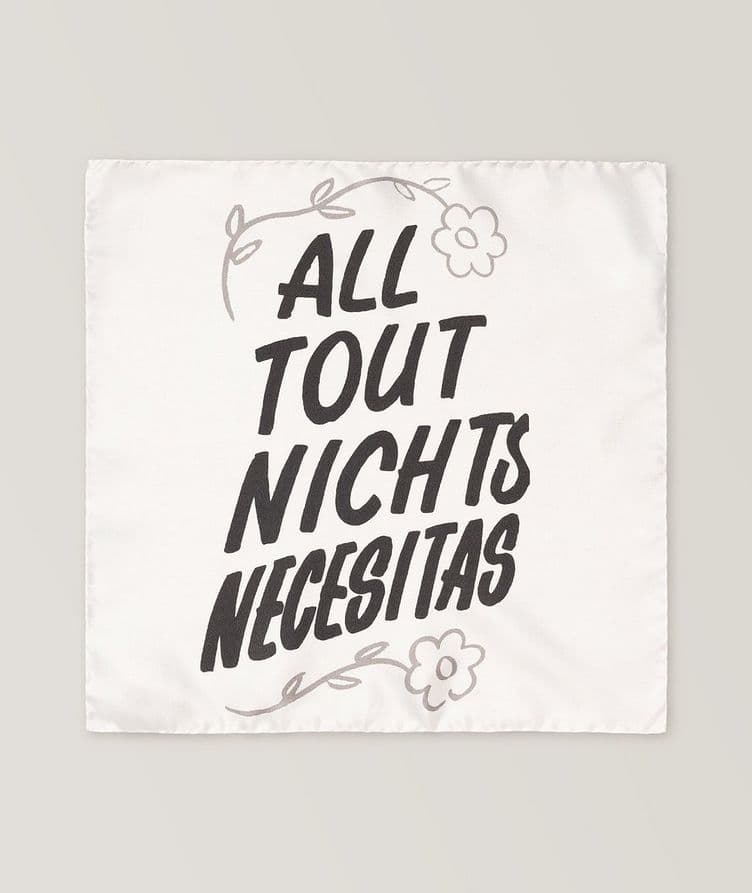 Mouchoir de poche « All Tout Nichts Necesitas », collection The Beatles image 0