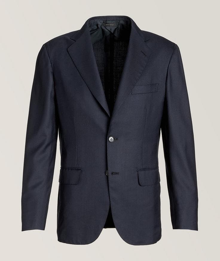 Brioni Veston Plume en laine et en soie