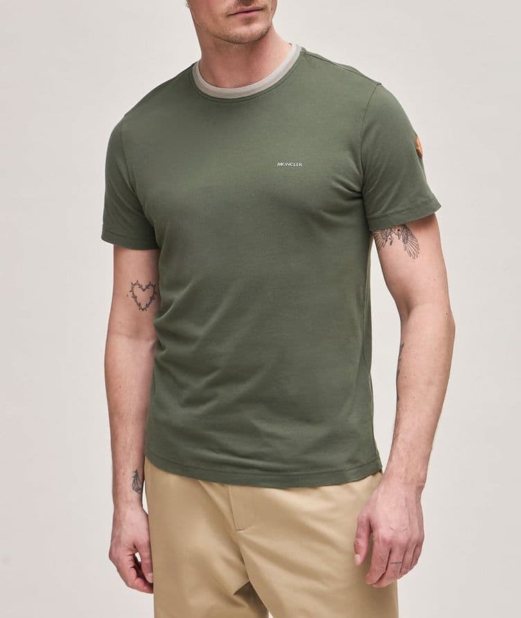 Mock-Layer Cotton T-Shirt  image 1