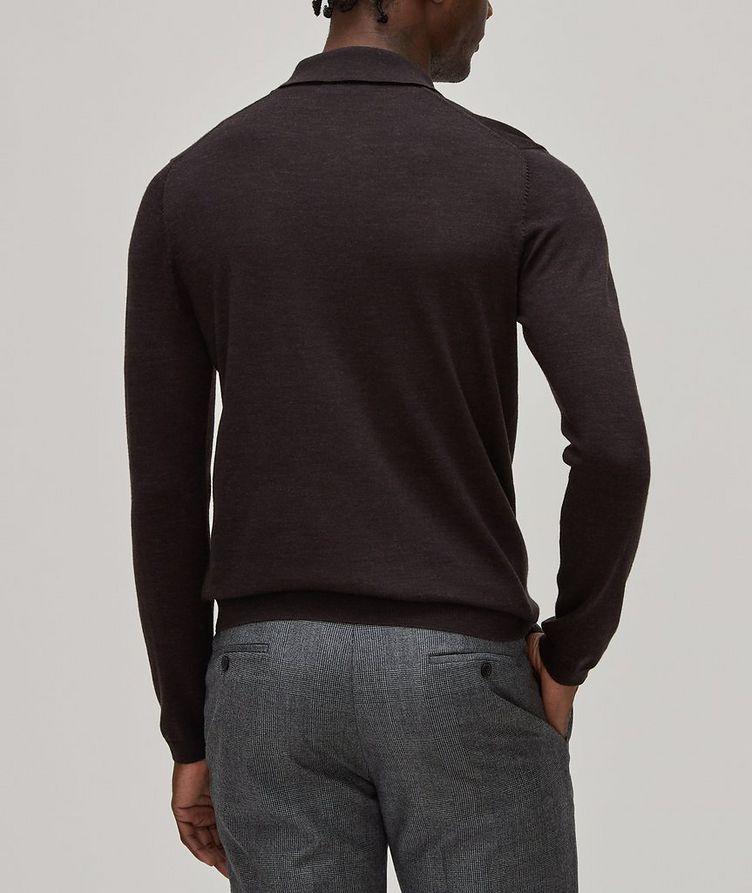 Mélange Extrafine Merino Wool Polo image 2