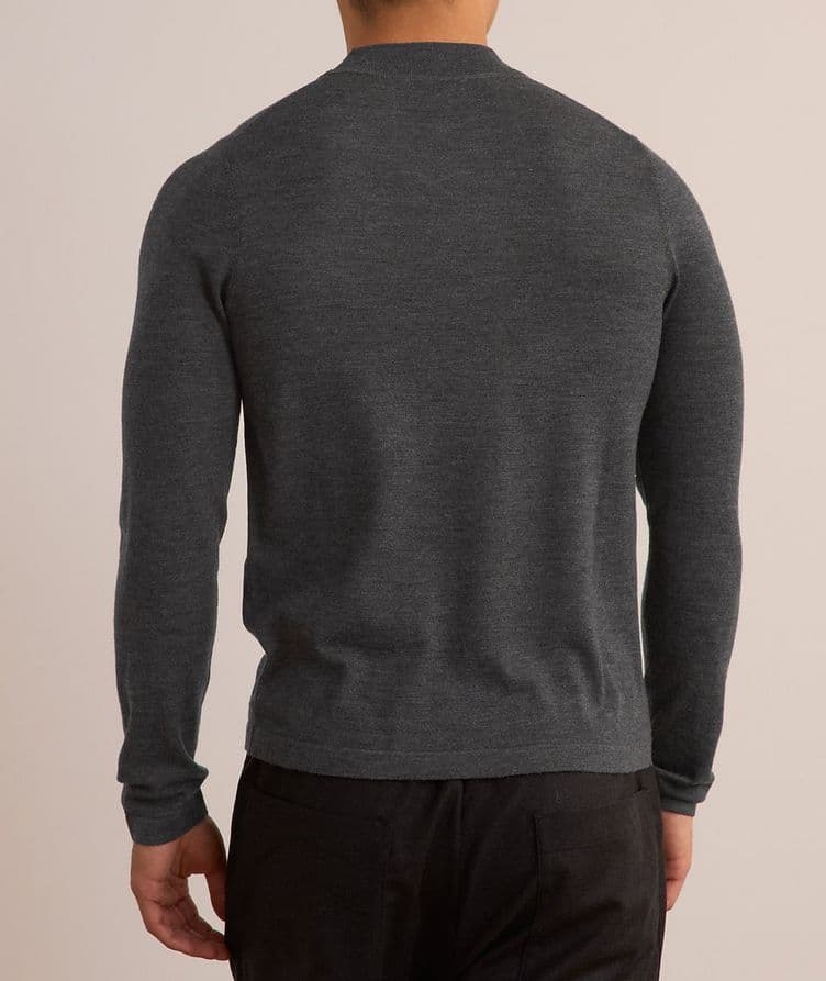 Merino Wool Mock Neck Sweater image 2