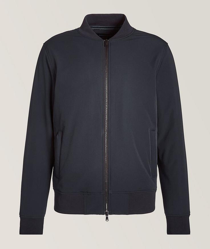 Patrick Assaraf Stretch-Polyamide Padded Bomber 