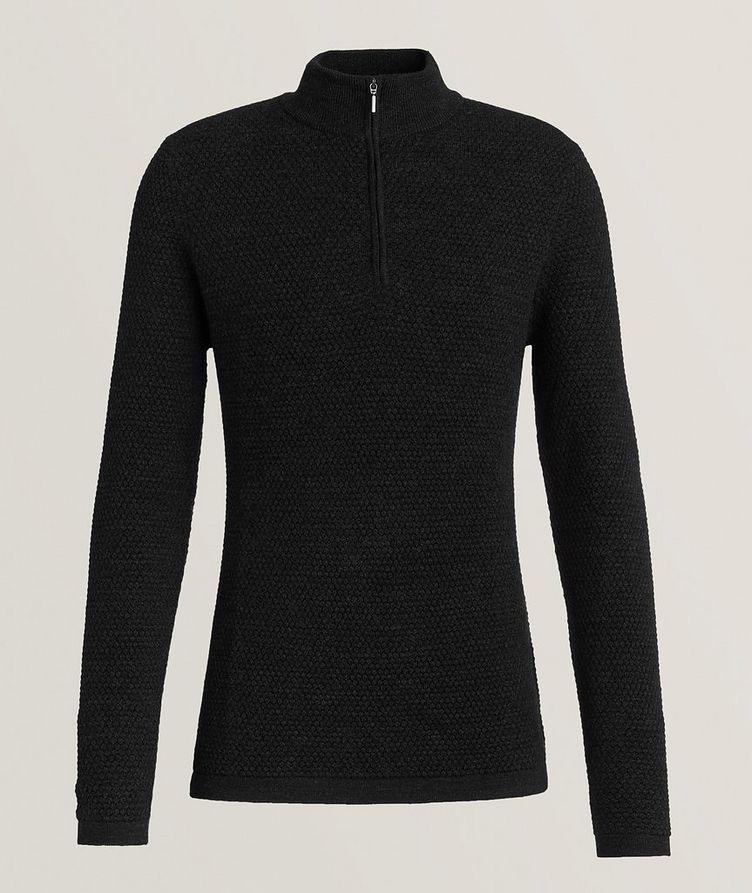 Merino Wool Quarter-Zip Sweater  image 0