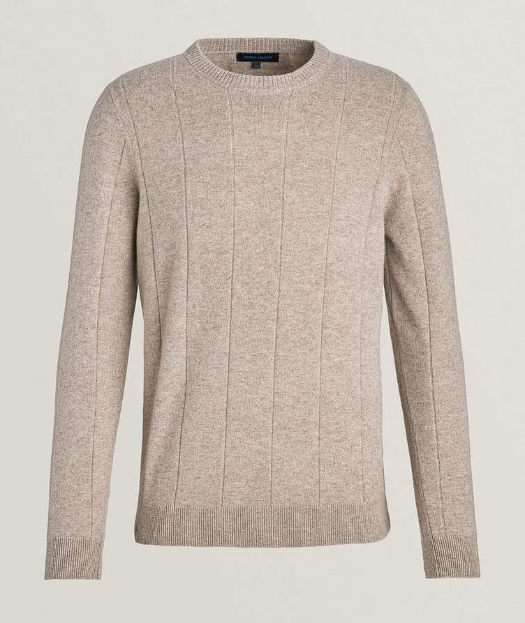 Wool-Cashmere Blend Drop Needle Sweater image 0