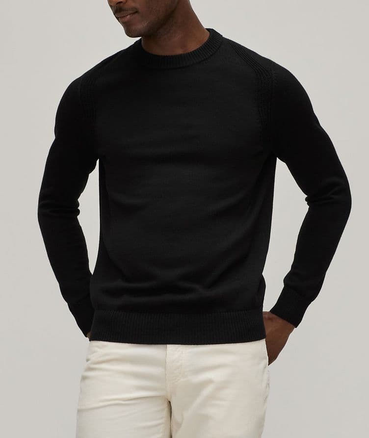 Extrafine Merino Wool Crewneck Sweater image 1