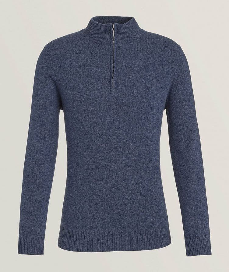 Nano Cashmere Quarter-Zip Sweater  image 0