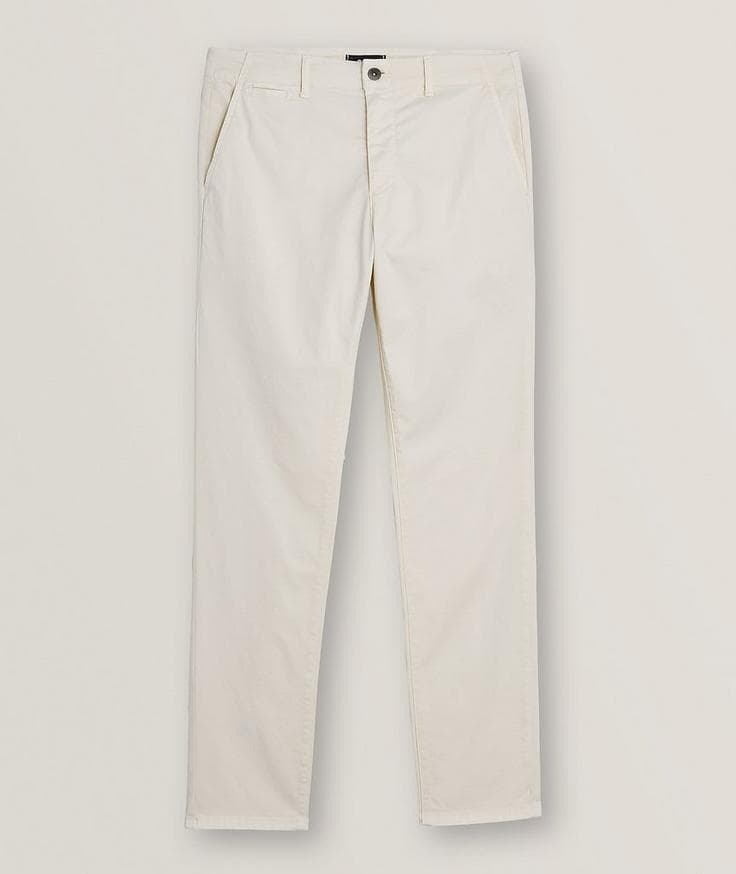 Paige Danford Slim Fit Stretch-Cotton Chino Pants