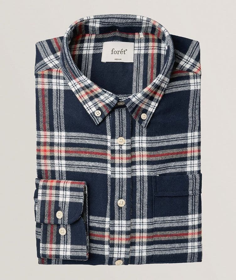 Plaid Cotton Flannel Shirt  image 0