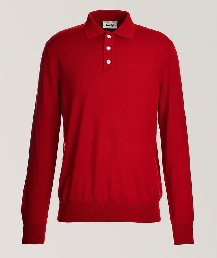 Wool Knit Polo image 0