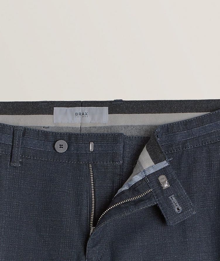 Felix Tonal Check Eco Yarn-Blend Jeans image 3