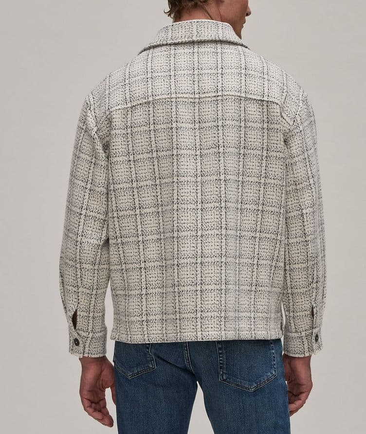 Plaid Wool-Blend Flannel Overshirt image 2