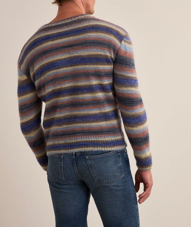 Abby Striped Fine Wool Sweater  image 2