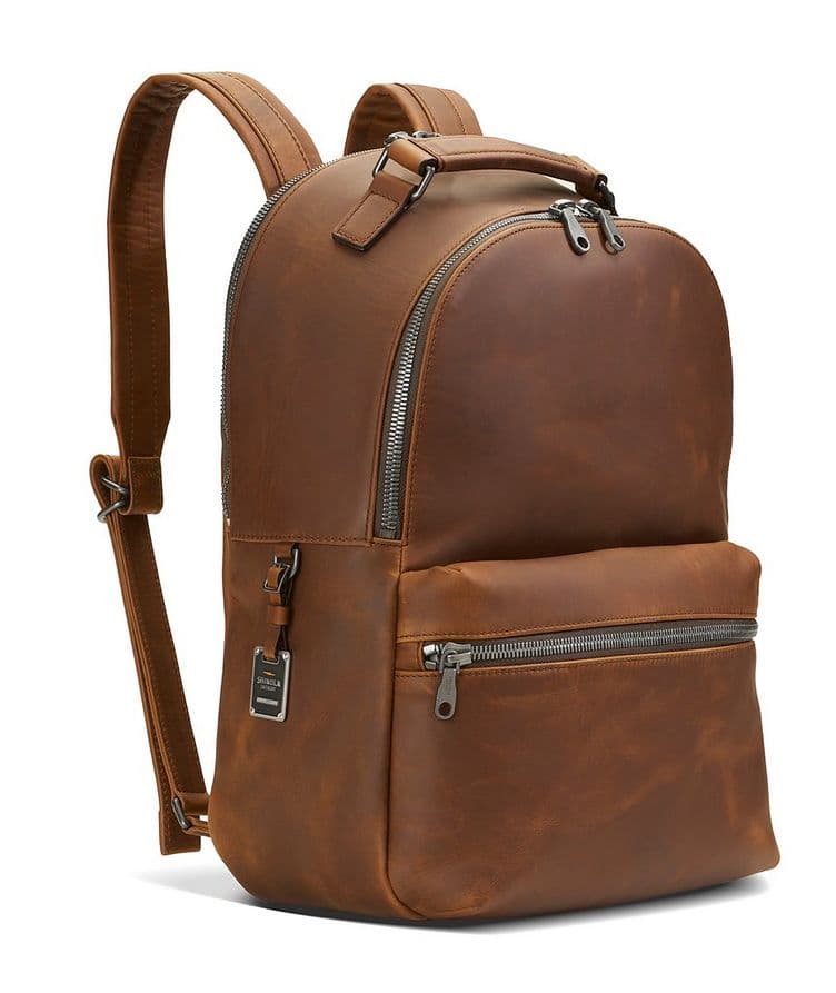 The Runwell Navigator Leather Backpack  image 1