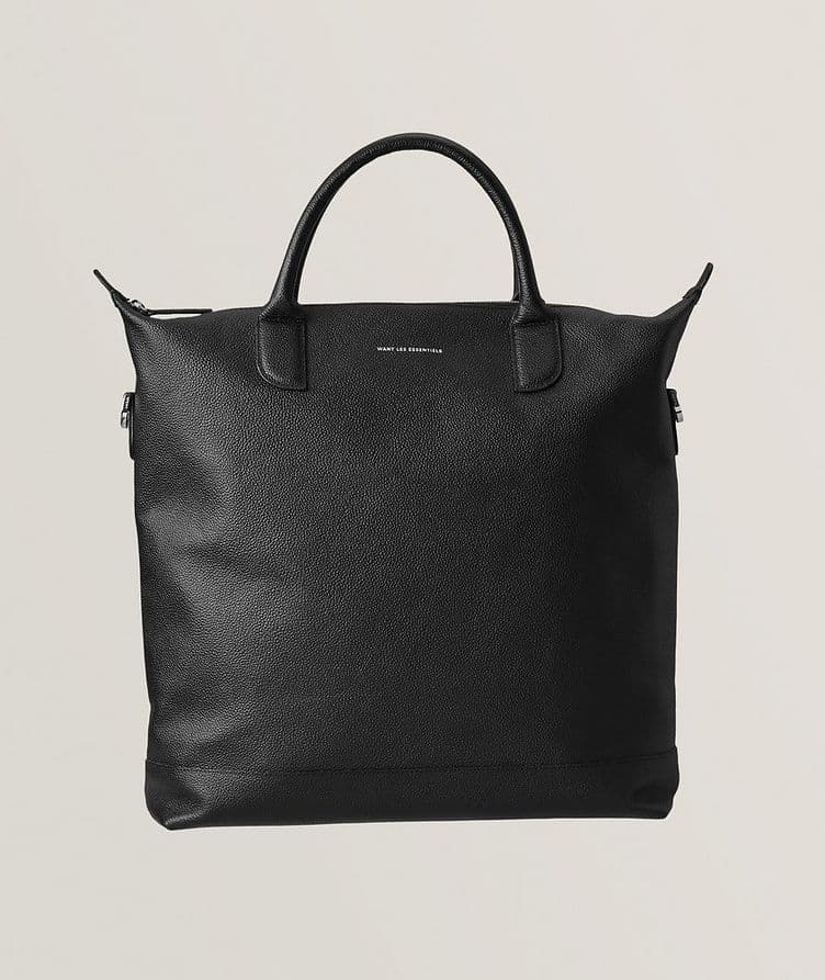 O'Hare Pebble Grained Leather Tote Bag image 0