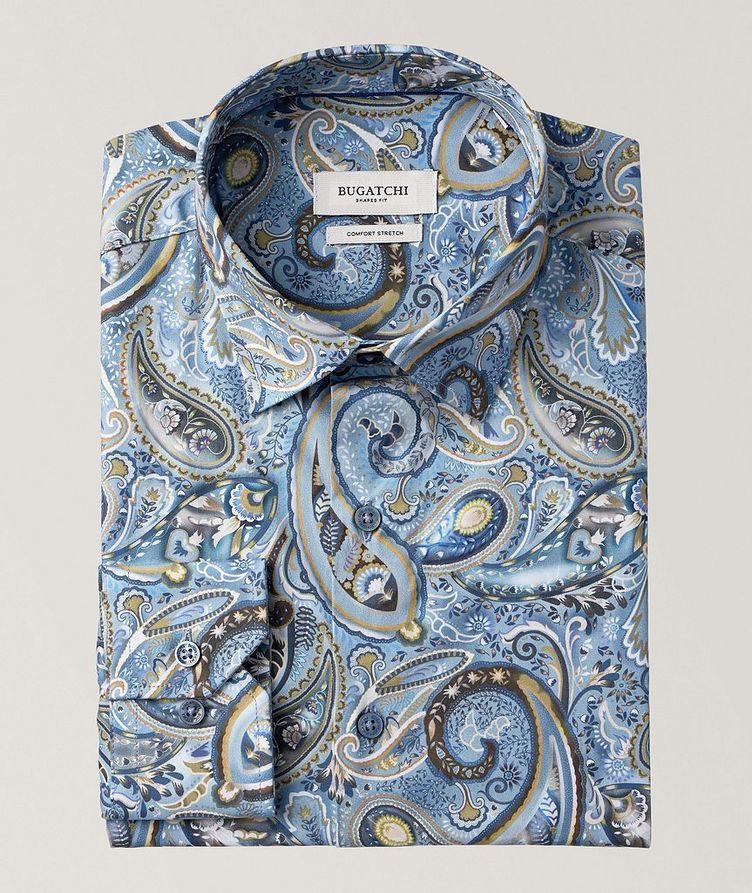 Paisley Comfort-Stretch Cotton Sport Shirt  image 0