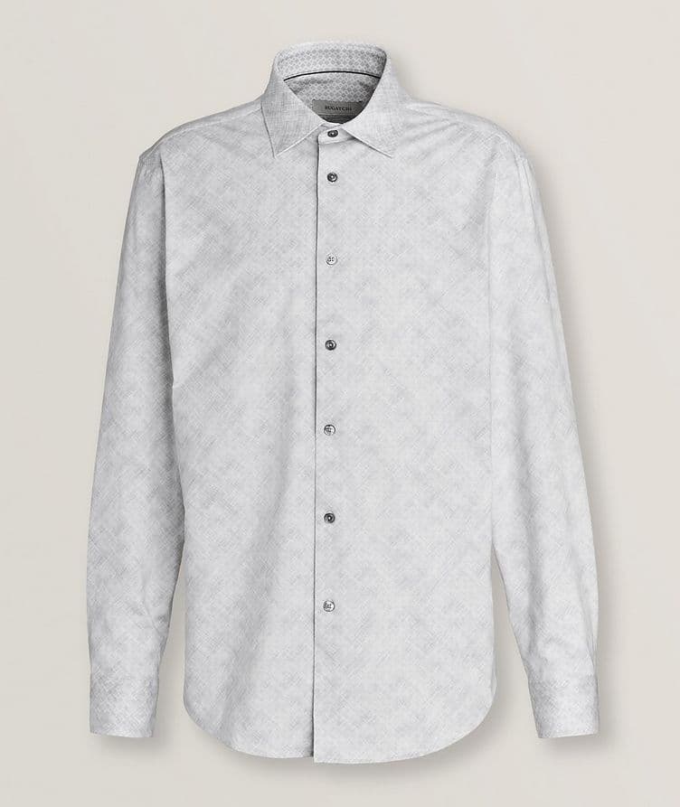 Chemise décontractée en coton extensible brossé image 0