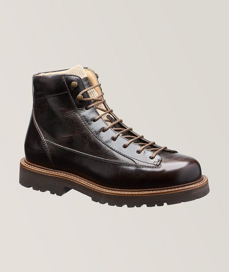 Leather Corduroy Tongue Monkey Boots image 0