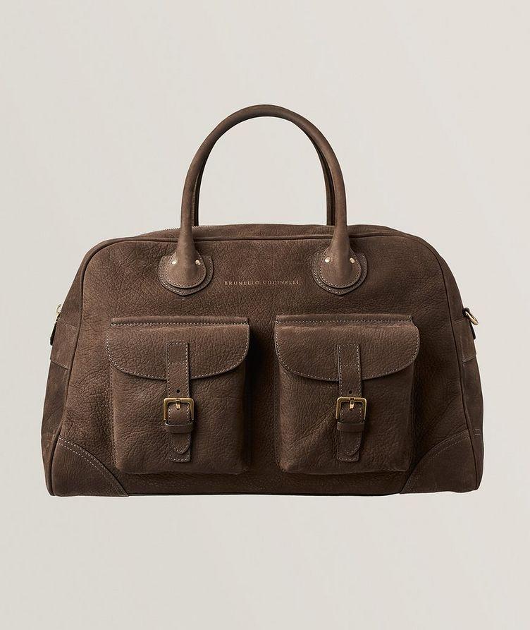 Grained Nubuck Overnight Bag image 0