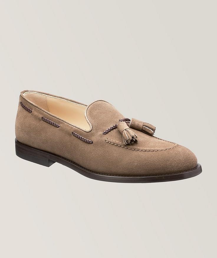 Brunello Cucinelli Suede Tassel Loafers