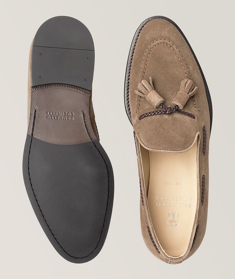 Suede Tassel Loafers image 2