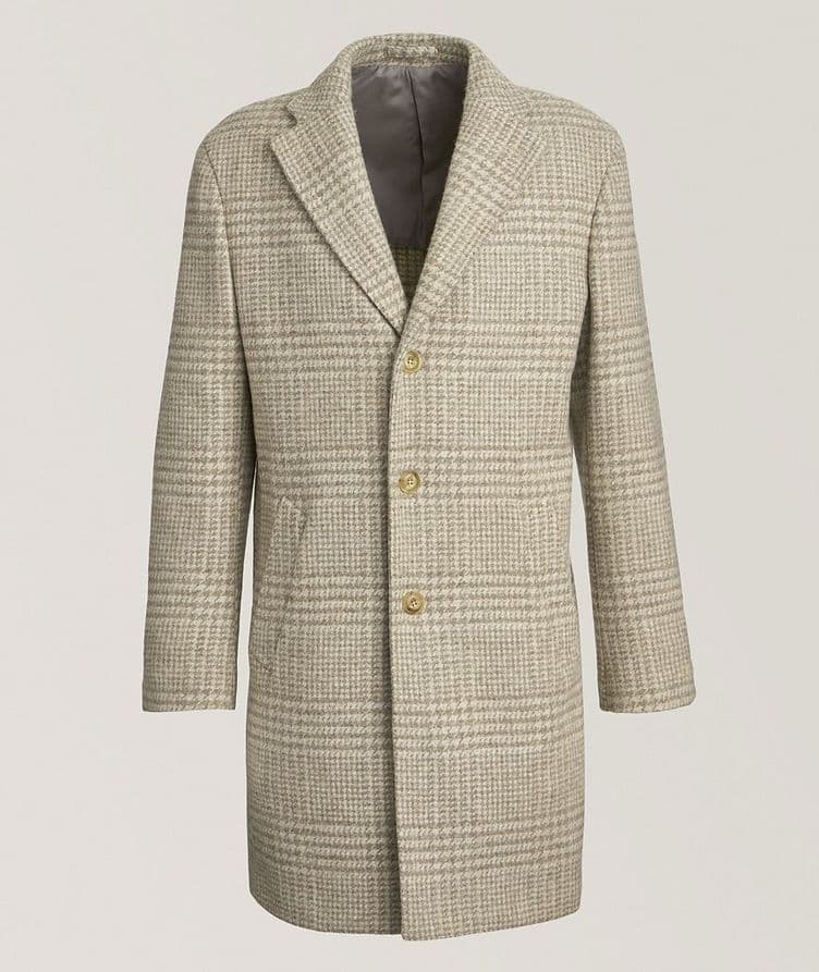 Houndstooth Wool-Cashmere Overcoat image 0