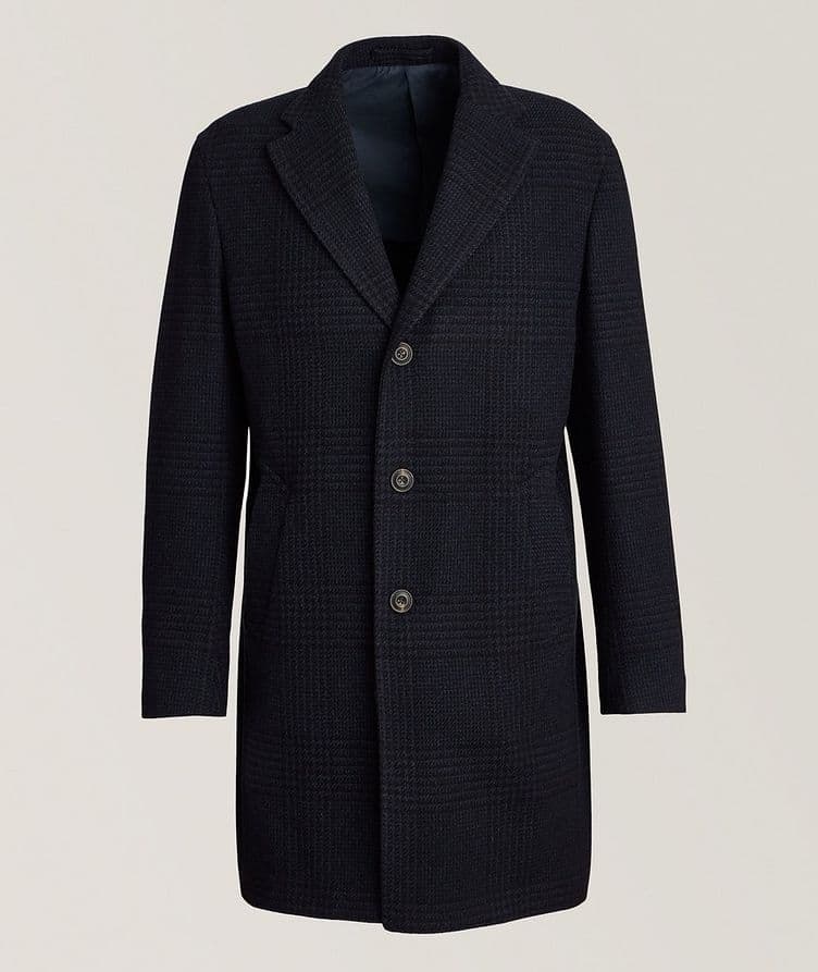 Houndstooth Wool-Cashmere Overcoat image 0