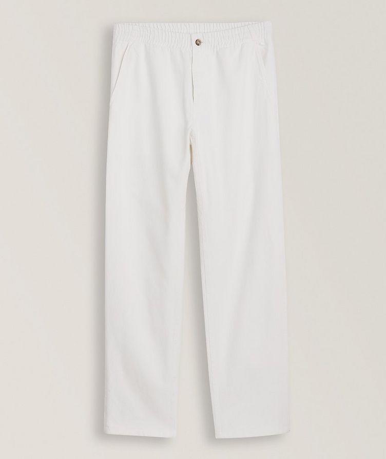 Relaxed Stretch-Cotton Pants  image 0