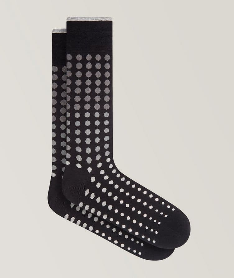 Gradient Circles Stretch-Cotton Socks image 0