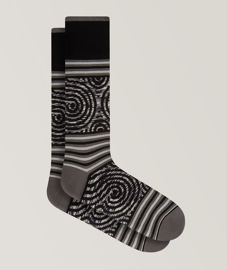 Stripe Stretch-Cotton Socks  image 0