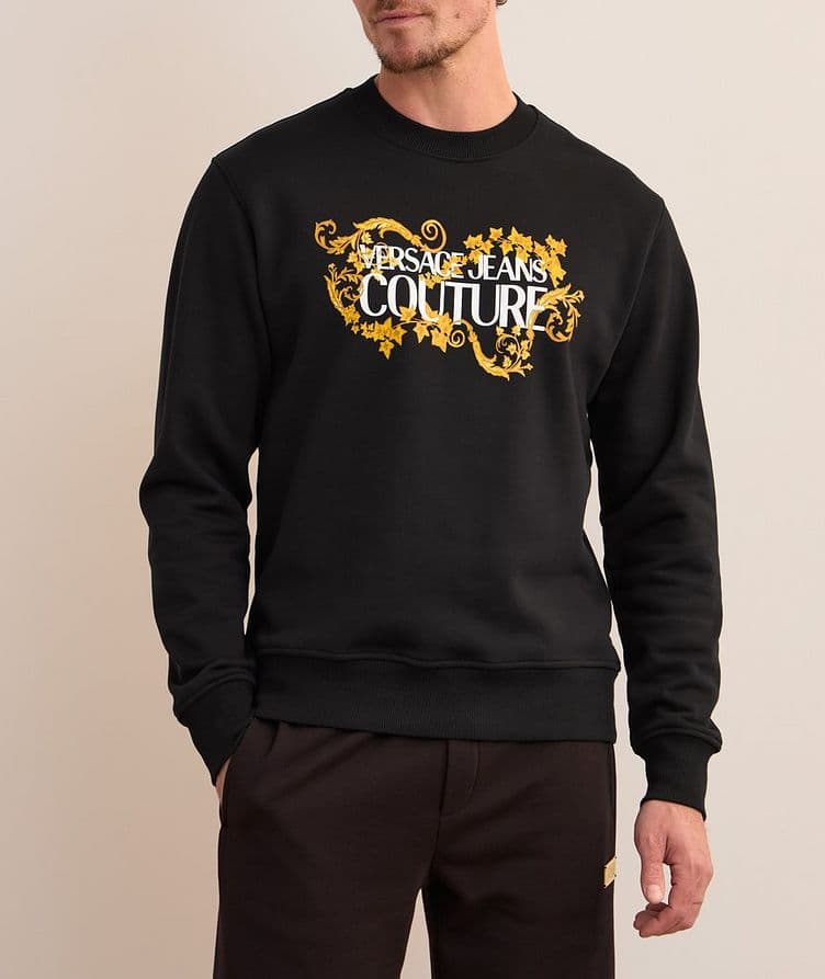 Baroque Cotton Logo Sweatshirt image 1