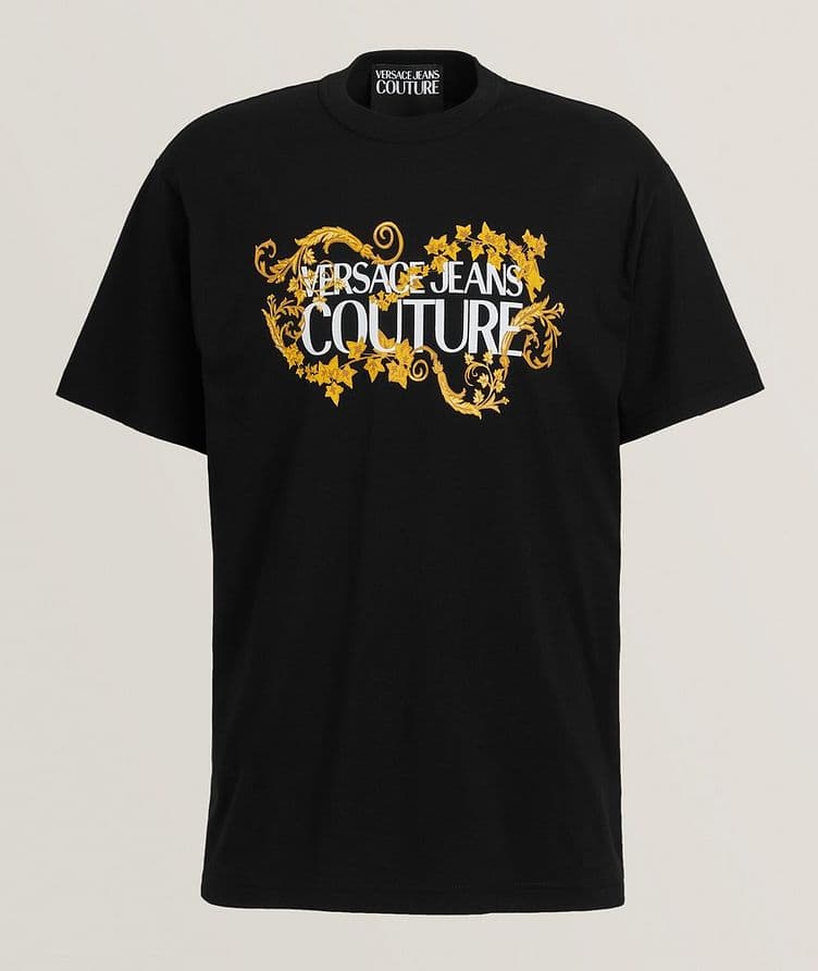 Baroque Logo Cotton T-Shirt image 0