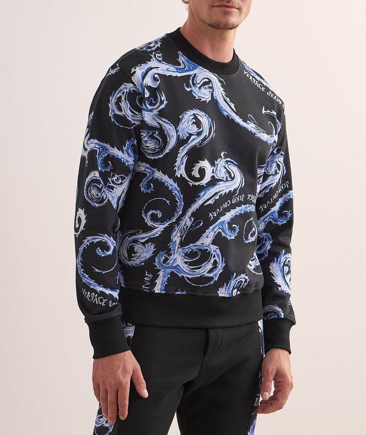 Baroque Stretch-Cotton Sweatshirt image 1