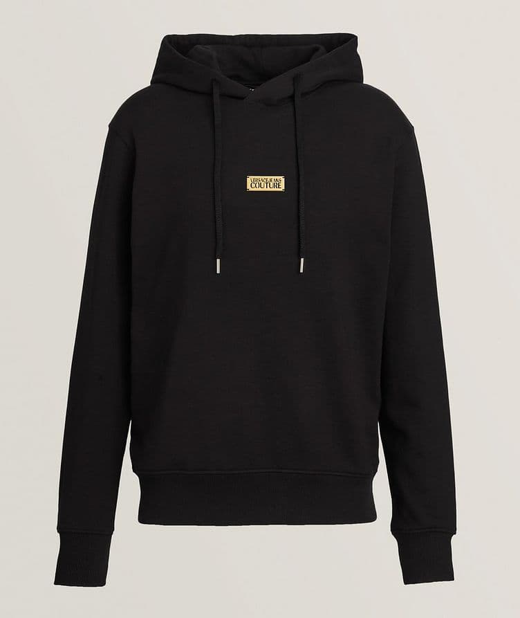 Cotton Piqué Hooded Sweater  image 0