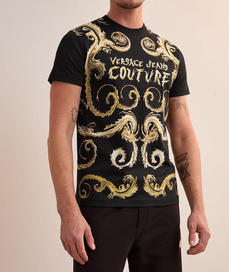 Baroque Graphic Logo Print T-Shirt image 1