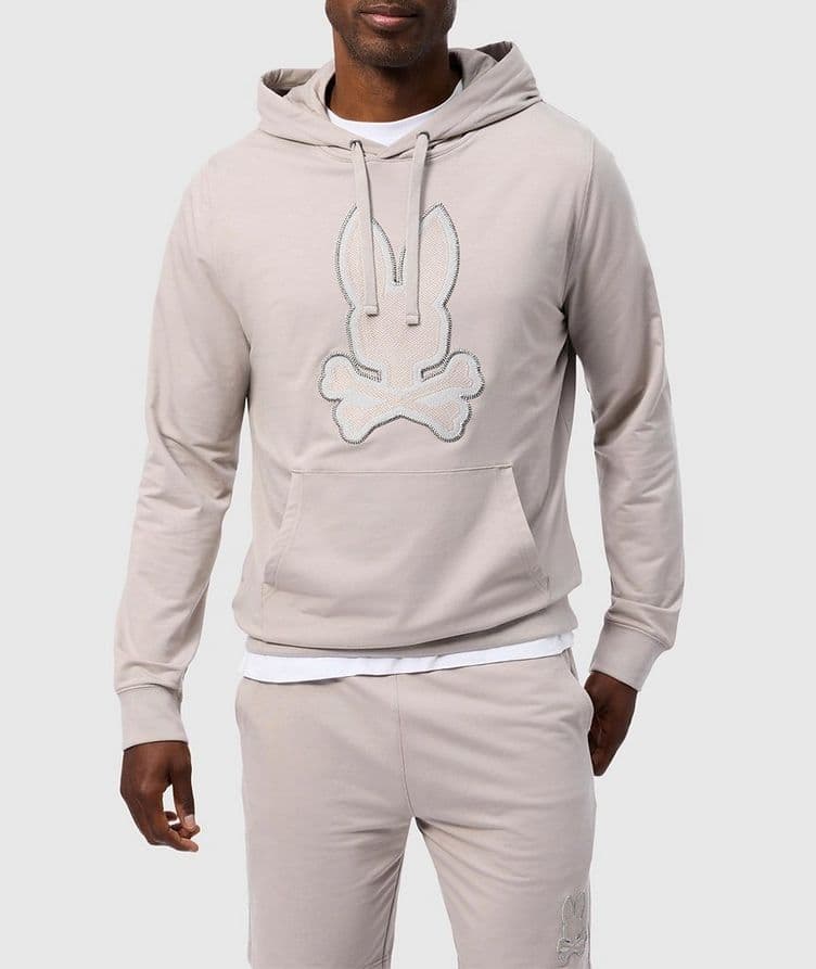 Walter Cotton-Blend Embroidered Hooded Sweater image 1