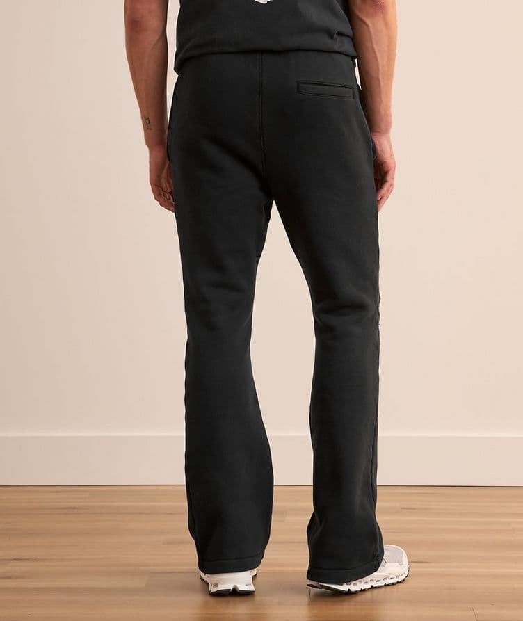 Flared Logo Cotton Track Pants image 2