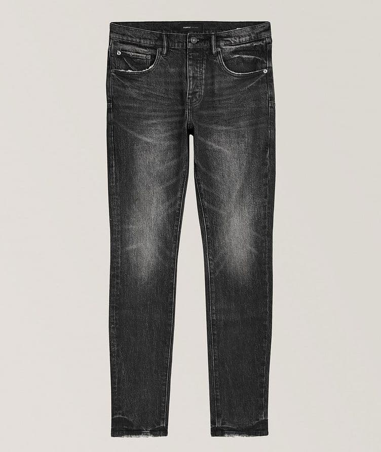 P001 Crinkle Stretch-Cotton Denim Jeans  image 0