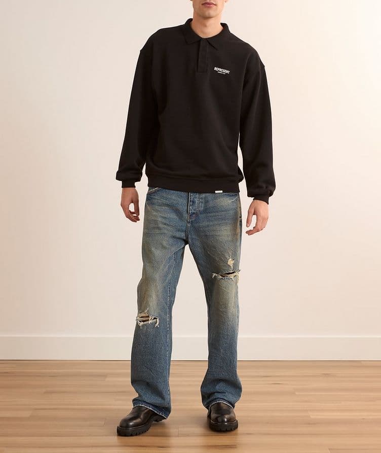 Wide Legged Cotton Jeans  image 4