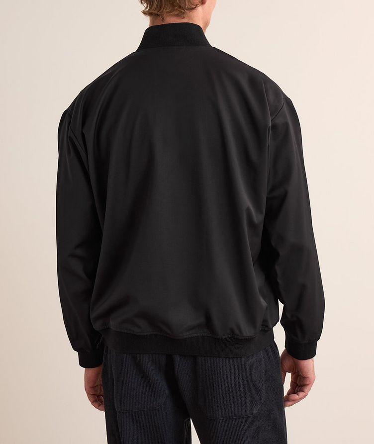 Stretch-Virgin Wool Bomber image 2