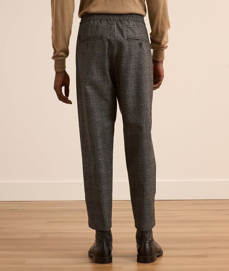 Check Virgin Wool Pants  image 3