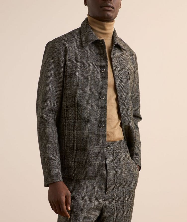 Glen Check Overshirt image 1