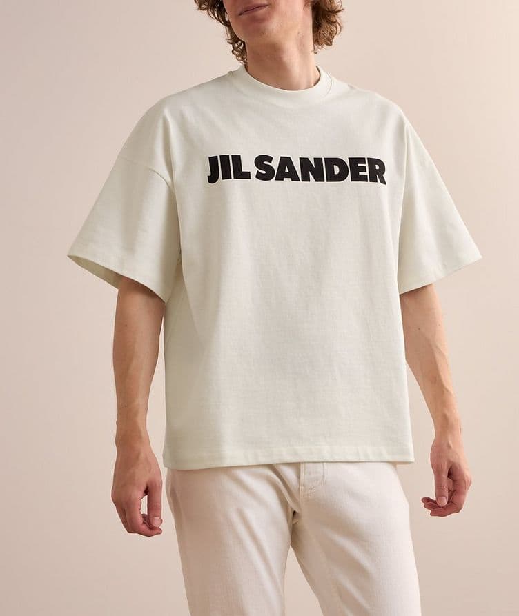 Cotton Oversized Logo T-Shirt image 1