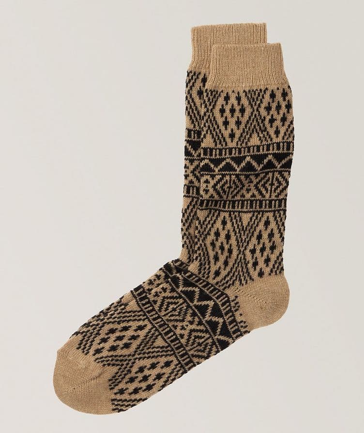 Mike Aztec Wool-Blend Socks image 0