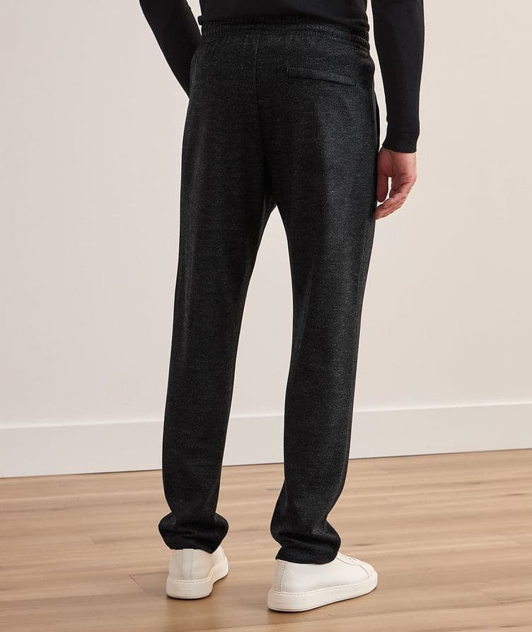 Pindot Virgin Wool Joggers image 2