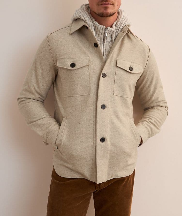 Cashmere Flannel Overshirt image 1