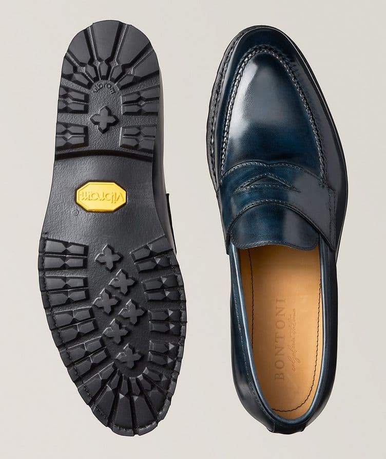 Principe Leather Penny Loafers image 1