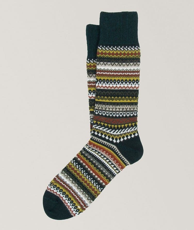 Kolari Fairisle Wool-Blend Socks image 0