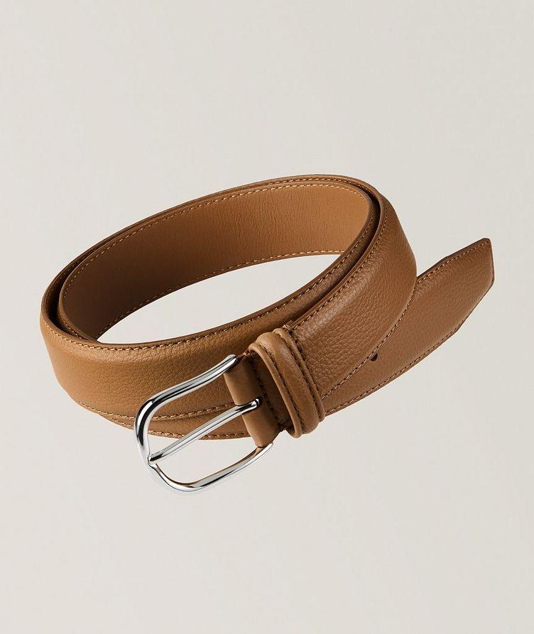 Brushed Grain Leather Belt  image 0