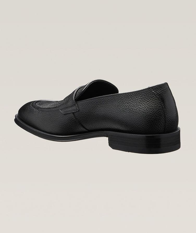 Derrek Grained Leather Penny Loafers image 2